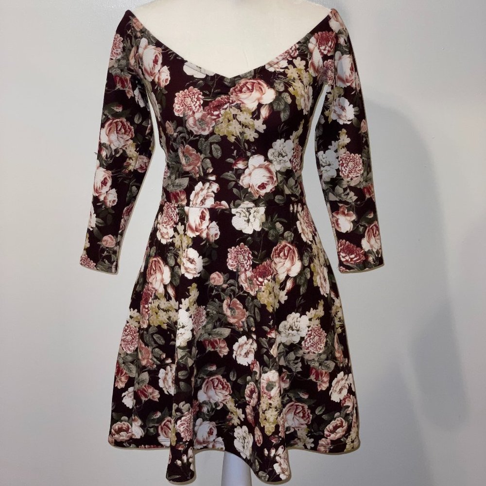 Floral skater dress